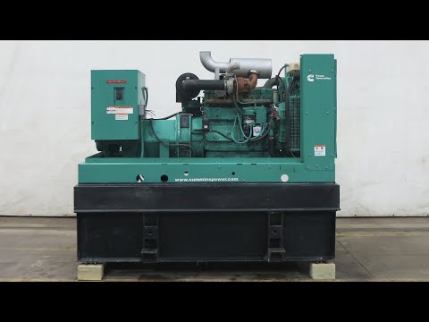 Cummins DSHAC 200 kW diesel generator QSL9-G2 NR3 EPA Tier 3 engine, 81 Hrs, Yr 2007 - CSDG # 3937