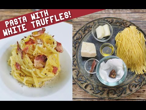 Tagliolini al Tartufo Bianco. Tagliolini with White Truffles.