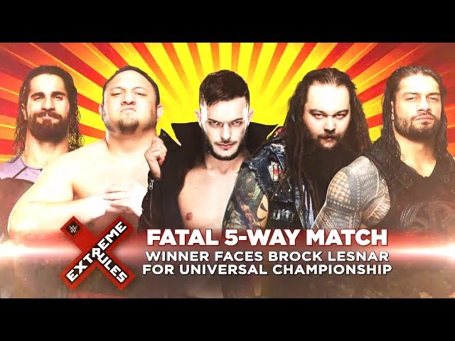 Extreme Rules Fatal 5-Way Match this Sunday at WWE Extreme Rules