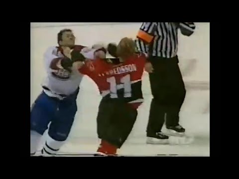 Gilmour vs Alfredsson 4/9/02