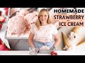How To Make Strawberry Ice Cream