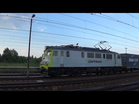 Ciekawa mijanka: EU07-454(+Rp1) Captrainu z kontenerami vs. EP09-034 z EIC Viadrina