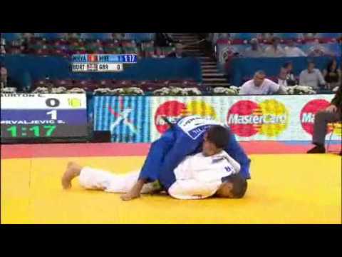 JUDO 2011 World Championships: Srdan Mrvaljevic (MNE) - Euan Burton (GBR)