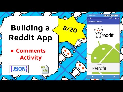 Reddit Comments Activity Build a Reddit App Part 8