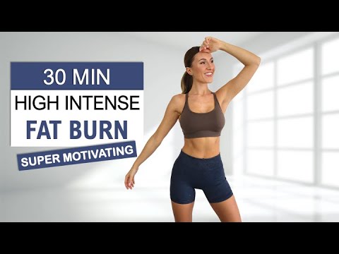 30 Min High Intense Fat Burn | Full Body Cardio HIIT, Super Sweaty, Motivating, No Repeat