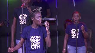There&#39;s an Overflow(Sinach) Live - Sheilah Tugume at the Worship Booth Episode 5
