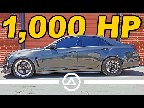 1000 hp Cadillac CTS-V Sedan with Meth Injection and Other Tricks...Beastmode!!