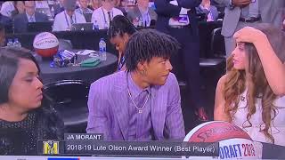Ja Morant Mom with the Evil Side Eye. Too Young to be locked down 🤦🏾‍♂️.