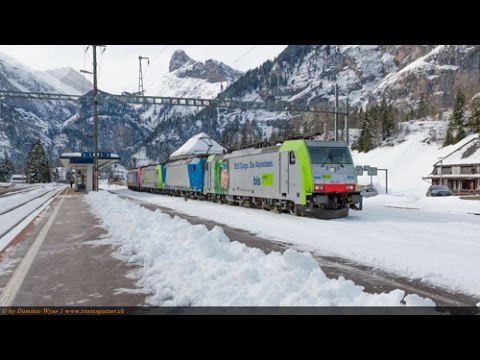 Bombardier TRAXX Testfahrt Lötschberg 2014
