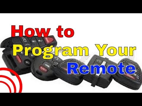 20002 to 2009 Chevy Trailblazer Factory Remote Transmitter Programming HOW TO