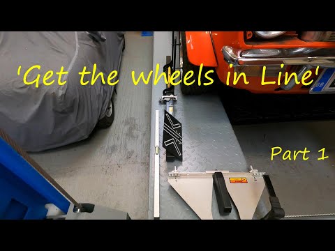 'Get the wheels in line!' - Vtec Classic Mini Wheel alignment, Part 1.