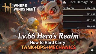 Download lagu Where Winds Meet Twin Lions Advanced Guide (Lv.66 Hero realm) How to TANK DPS Mo Blade 연운 맥도 mp3