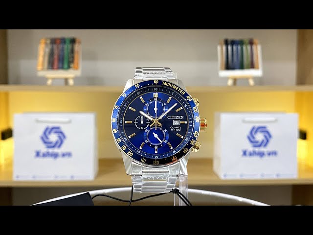 ساعة سيتيزن كرونوغراف كوارتز رجالية - AN3684-59L