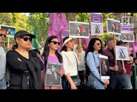 Sydney Rally protests killing of Kurdish woman Mahsa Amini by Iran's 'morality police'