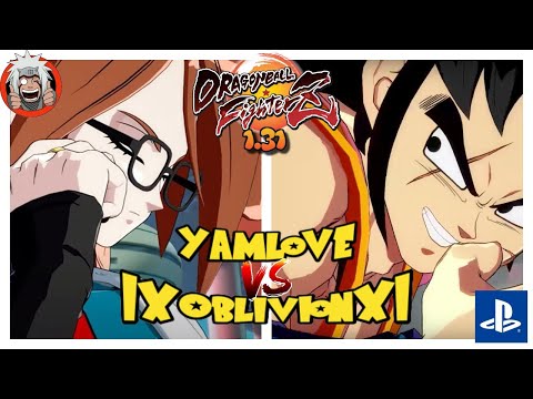 DBFZ Oblivion vs yamlove2 (GogetaSSB, A21LC, Vegito) vs (GokuSSJ, GogetaSSB, Yamcha) Ver 1.31