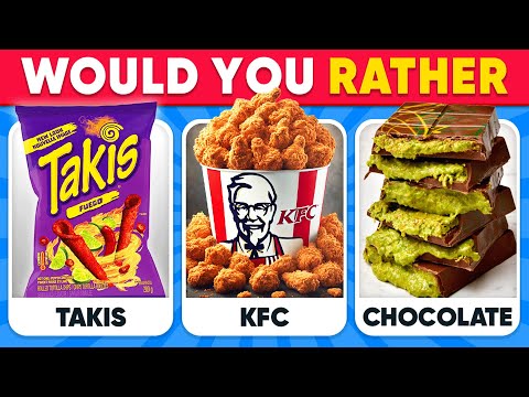 Would You Rather..? Ultimate Junk Food Edition 🍟🍔🍫 Daily Quiz