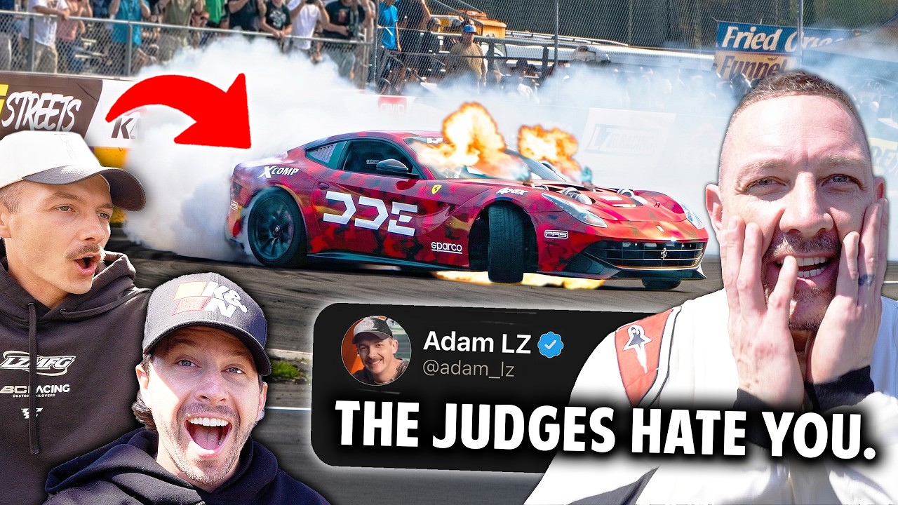 DAMON ENTERS TWIN TURBO FERRARI INTO DRIFT COMPETITION