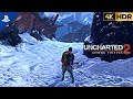 Uncharted 2 AMONG THIEVES Remastered Nathan Drake Collection PS5 4K 60fps HDR Gameplay