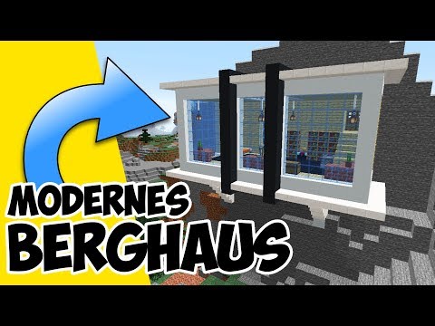 Minecraft modern mountain house | Minecraft house in the mountain