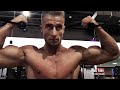 19 Yr Old Teen Bodybuilder Mitch Costa Bicep Pump Styrke Studio