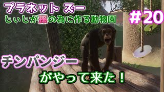 【Planet Zoo】じぃじが孫の為に作る動物園 #20【チンパンジー】