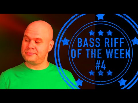 Bass Riff  of the week#4 - fingers harmonics // bass guitar lesson