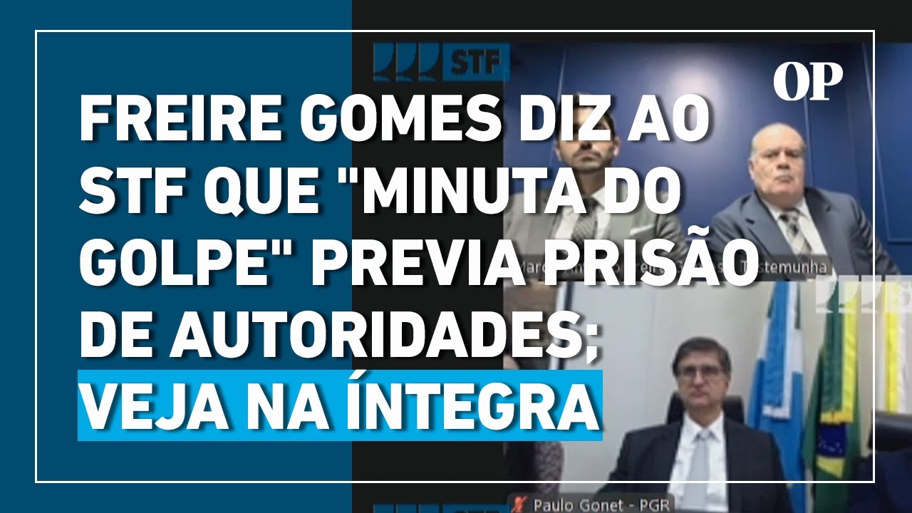 Moraes repreende Freire Gomes por suposta mudança em relatos; veja depoimento na íntegra