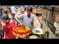 10 Rs Indian Street Food Ragda Samosa Chaat Indian Street Food Food Street In India
