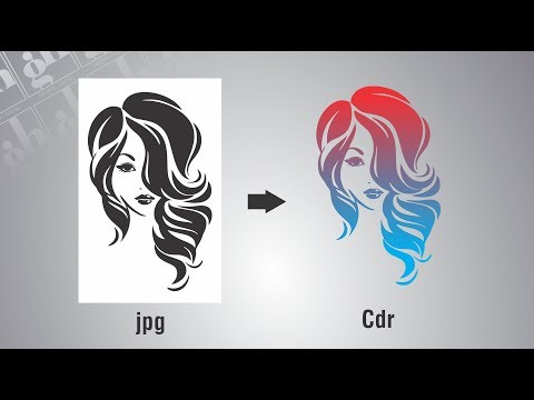 Convert JPG to CDR in Coreldraw || Urdu | हिंदी||...