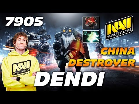 Dendi Sniper CN Destroyer - Na'Vi vs EHOME - Dota 2 Pro Gameplay