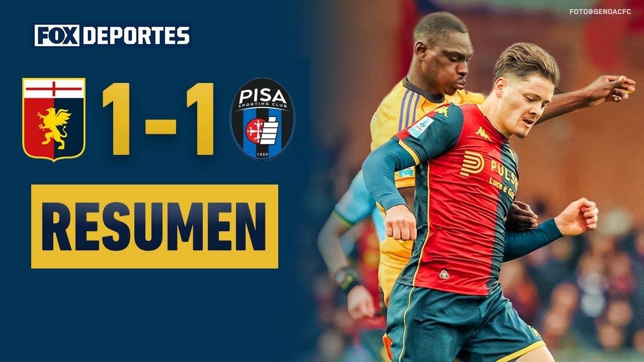 😳🙃 ¡TODO IGUALADO! | Genoa 1-1 Pisa | Serie A 2026 | Jornada 18 | HIGHLIGHTS