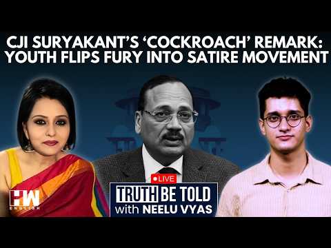 LIVE: Saurav Das On CJI Suryakant's 'Cockroach' Comment Row, State of India's Judiciary | Neelu Vyas
