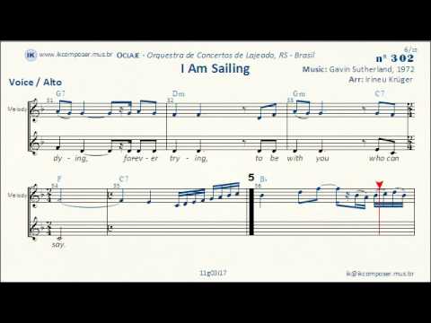 I Am Sailing (Gavin Sutherland) - Choir / Alto
