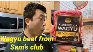 Cooking a Wagyu burger from Sam’s club. Was it better than Walmart Wagyu beef?? Let’s find it out!