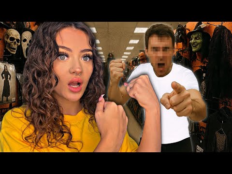 Someone Tried To FIGHT Me While Halloween Shopping!! 