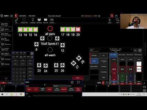 Как управлять приборами в Onyx Obsidian, видео 5