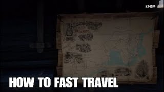 Red Dead Redemption 2 - How To Fast Travel