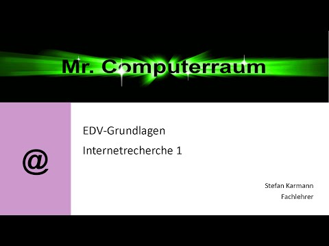 Internet-Recherche  Teil 1