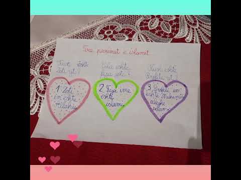 Tre Parimet e Islamit (me zërin e bukur të fëmijëve)