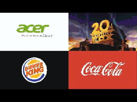 Logo Effects Compilation V4 | Minecraft Pixel Art