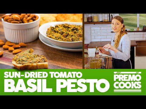 Sun-dried Tomato Basil Pesto RECIPE | Addictive AF Dairy Free Pesto | Vegan Pesto No Pine Nuts