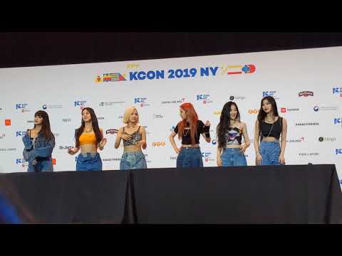 [FANCAM] 190707 (G)I-DLE dancing to LATATA before Hi Touch at KCON NY 2019