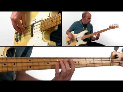 Blues Bass Guitar Lesson - Lick #9 Swamp Groove - Jasper Mortier