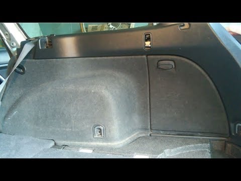 Subaru Outback 05 - 09, Rear Quarter Trim removal and re-installation