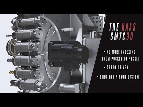 The New Haas 30-Pocket Side-Mount Tool Changer
