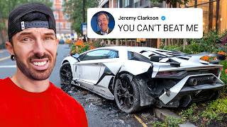 I REBUILT A WRECKED LAMBORGHINI SVJ THEN ATTEMPTED TO BEAT JEREMY CLARKSON