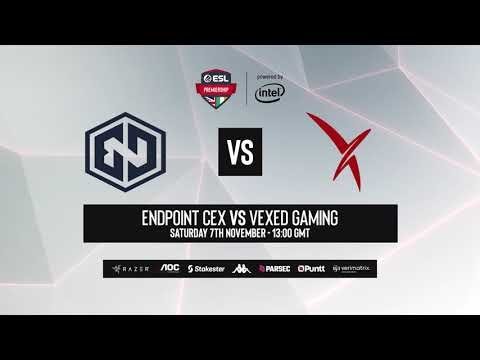 CSGO LIVE Endpoint CeX vs Vexed Gaming ESL Premiership Autumn Season 2020
