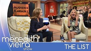 Kristin Chenoweth&#39;s Audience Karaoke Competition! - #TheList | The Meredith Vieira Show