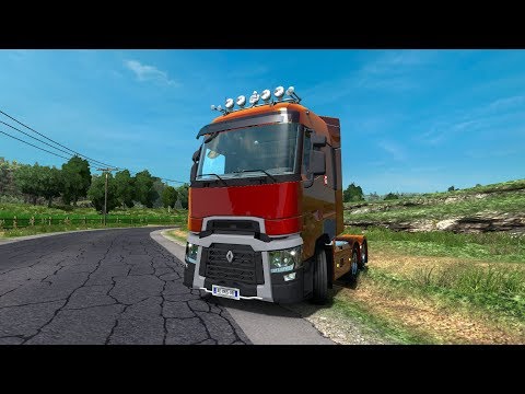 ETS2 v1.31.0.79 Fr - Renault Range T 480 Euro 6 avec Double Trailer v 2.0