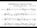 Clifford Brown solo trumpet transcription - Take the A Train (Study in Brown - 1955)